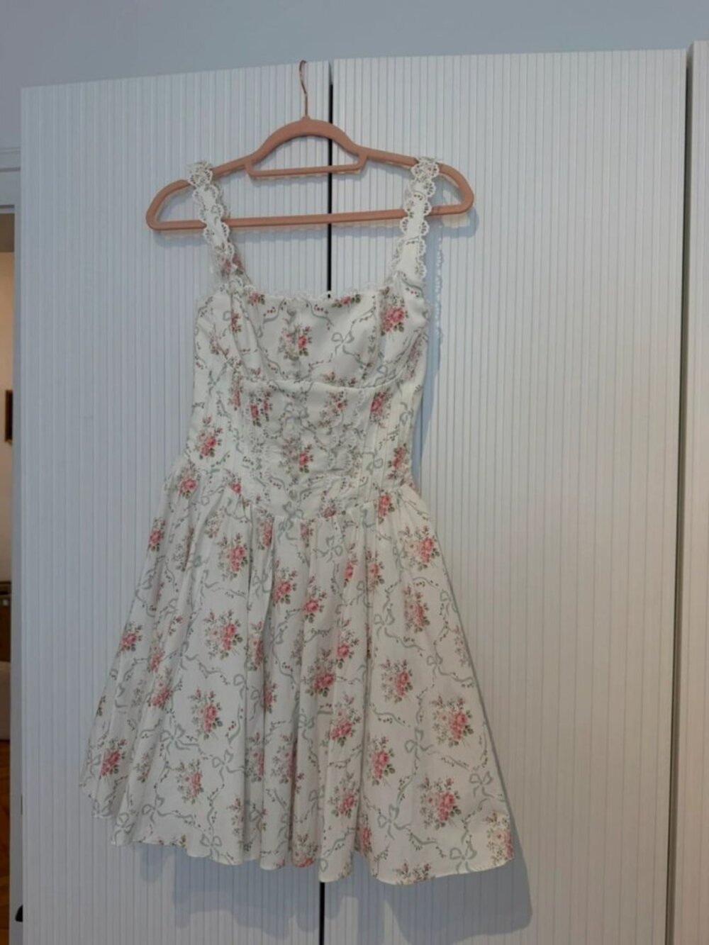 House of CB Floral Lace Mini Dress Size S